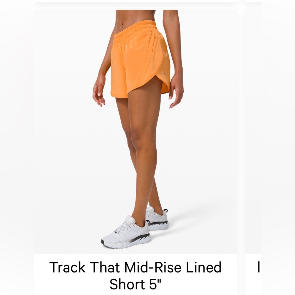 Lululemon track that mid rise lined shorts 5”
